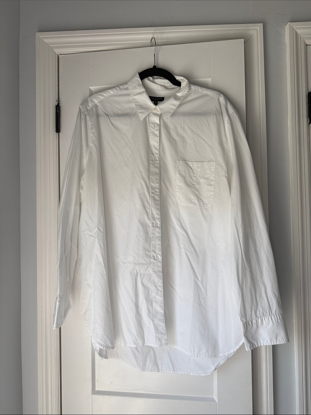 rag & bone White Button-Down Shirt